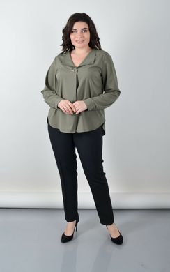Women's blouse for Plus sizes. Olive.4851417944 4851417944 photo