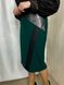 Classic combined with eco-skin skirt. Emerald.484853907mari56, 56