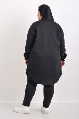 Autumn cardigan of three-thread fabric. Black.495278372 495278372 photo
