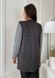 Combined women's cardigan with a belt. Gray.448430389mari50, 50