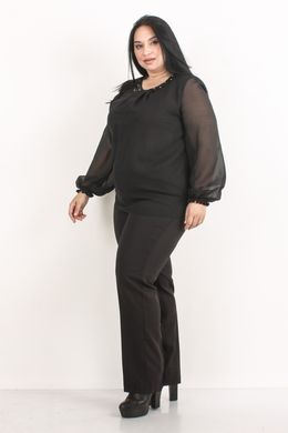 An elegant blouse with beads. Black.495278358 495278358 photo