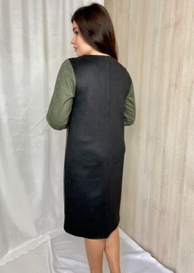 Beautiful everyday women's suede dress. Khaki.451692031mari50, 50