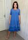 Romantic combination dress of Plus sizes. Denim.4280111275052, 50-52