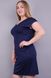 Zlata. Women's dress of large sizes. Blue., not selected