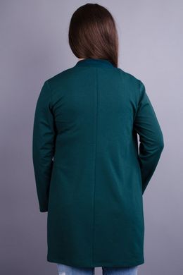 Stilvolle weibliche Strickjacke mit Plusgrößen. Emerald.485130903 485130903 photo
