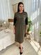 Bequemes stilvolles Kleid Plus Size Khaki.353331073Mari54, 50