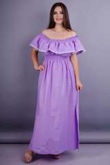 Xenia. Summer sundress for large sizes. Lilac., not selected