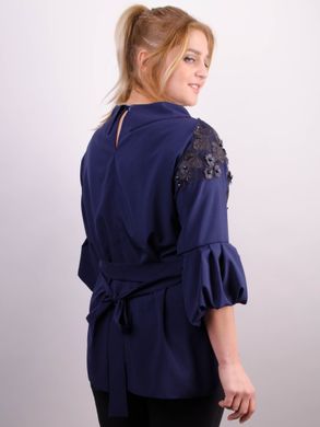 Stylish Plus size blouse. Blue.485138924 485138924 photo