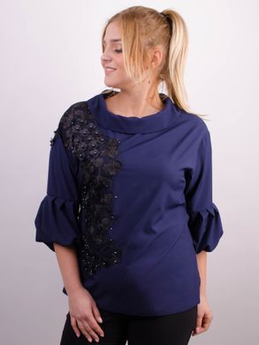 Stylish Plus size blouse. Blue.485138924 485138924 photo