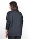 Women's sweater with Plus size leather inserts. Black.485141485 485141485 photo 4