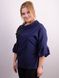 Stylish Plus size blouse. Blue.485138924 485138924 photo 3