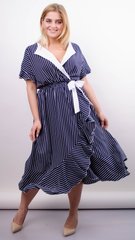 Agatha. Light dress for large sizes. Strip., not selected
