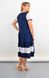 Summer dress-hut of Plus size with lace. Blue.485142184 485142184 photo 4