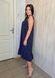 Lightweight dress with ruffle plus size. Blue average peas.43491781250, 50-52