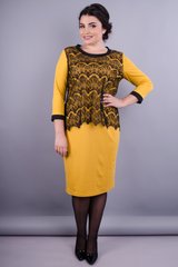 Elegancka sukienka plus rozmiar dla kobiet. Złote. 485131215 485131215 photo