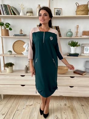 Everyday combined dress plus size Emerald.398661561mari50, 50
