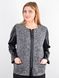 A fashionable jacket of Plus size. Grey.485140359 485140359 photo 1