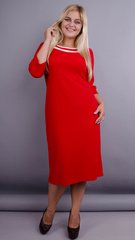 Vivian. The original large size dress. Red., not selected