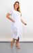 Summer dress-hut of Plus size with lace. White.485142159 485142159 photo 2
