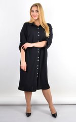 Anita. Elongated dress-shirt plus siz. Black., not selected