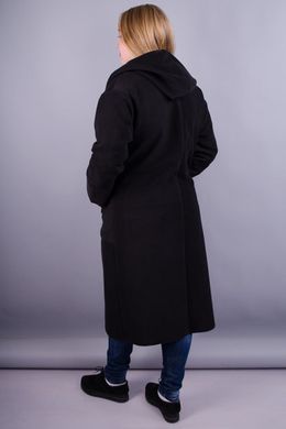 Damski płaszcz kardiganowy o rozmiarach. Czarny. 485131074 485131074 photo