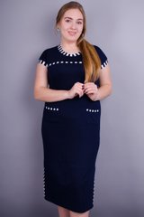 Moterų suknelė pliuso dydžio. Mėlyna.485133475 485133475 photo