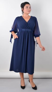 Alla. Exquisite Plus Size dress. Blue., not selected