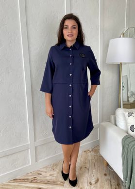 Stylish dress-shirt plus size Blue.398706987mari50, 50