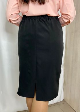 Classic combined with eco-skin skirt. Black.484852647mari50, 50