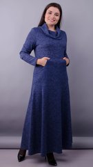 Robe maxi pour les femmes plus taille. Bleu.485138102 485138102 photo