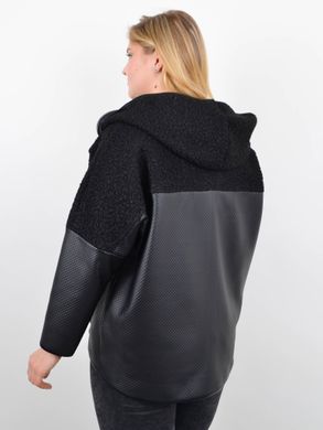Une veste féminine légère avec une capuche. Noir.485142661 485142661 photo