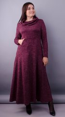 Sukienka Maxi dla kobiet plus rozmiar. Bordeaux.485138093 485138093 photo