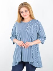 Blusa holgada de talla grande. Azul+Mint.485140503 485140503 photo