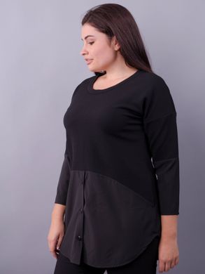 Стилна блуза за жени плюс размер. Черно.485138147 485138147 photo