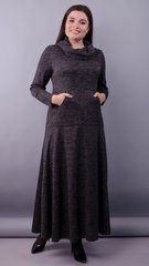 Maxi -Kleid für Frauen in Übergröße. Graphit.485138083 485138083 photo