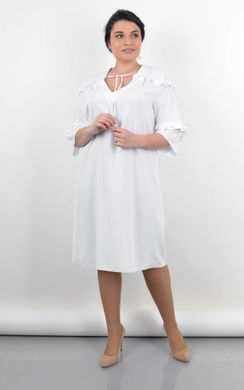 Elegantes Kleid von Plusgrößen. Weiß.485141640 485141640 photo