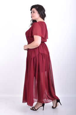 Everyday summer chiffon dress. Bordeaux.4952782915052 4952782915052 photo