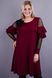 Elegancka damska sukienka plus size. Bordeaux.485131272 485131272 photo 3