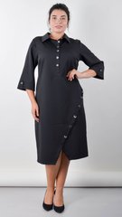 Un vestido elegante para mujeres con curvas. Negro.485140209 485140209 photo