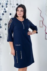 Plus size dress. Blue.405110813mari50, 50