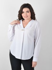 Women's blouse for Plus sizes. White.485141792 485141792 photo