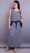 Plus size knitted sundress. Strip.485130928 485130928 photo 2