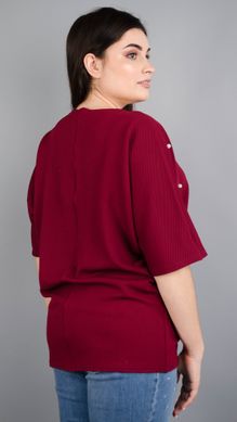 An elegant blouse for women plus size. Bordeaux.485131364 485131364 photo