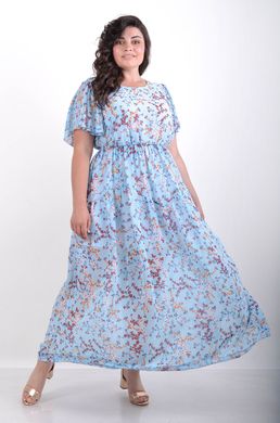 Ежедневна летна шифонска рокля. Blue Bell.4952782985860 4952782985860 photo