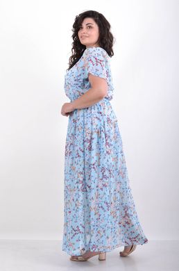 Everyday summer chiffon dress. Blue bell.4952782985860 4952782985860 photo