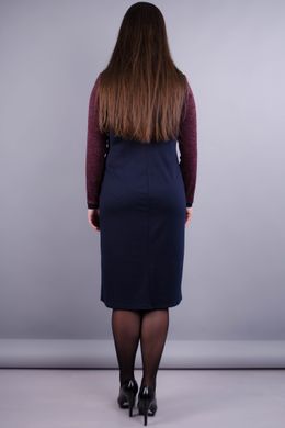 Alpha. Large -sized dress. Burgundy/blue., not selected