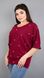 An elegant blouse for women plus size. Bordeaux.485131364 485131364 photo 2