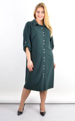An elongated dress-shirt plus size. Emerald.485141552 485141552 photo