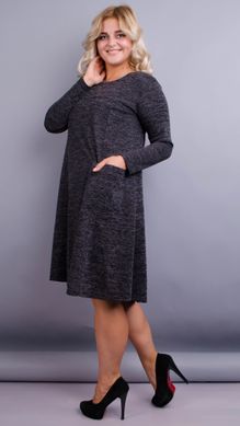 Albina. The casual dress of large sizes. Graphite., not selected