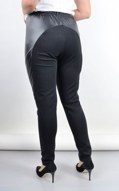 Women's leggings of Plus sizes. Black.485141389 485141389 photo